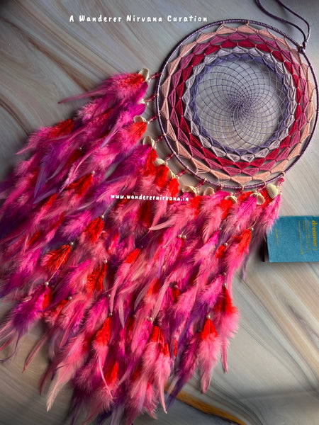 Rosy Romance Lavender Dreamcatcher
