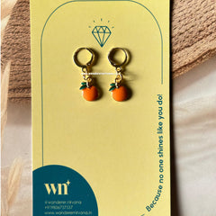 Orange Earrings