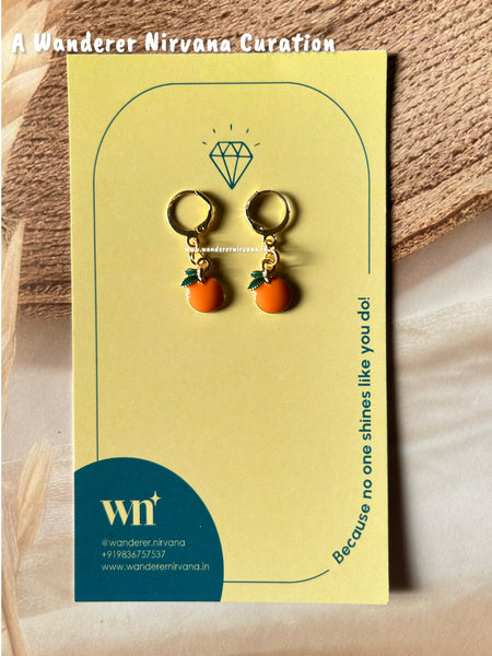 Orange Earrings