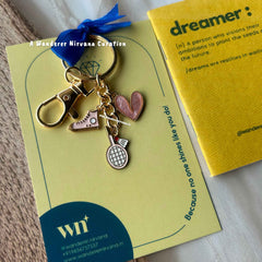Badminton Pookie Keychain
