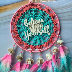 Mint To Be Pink Medium Dreamcatcher