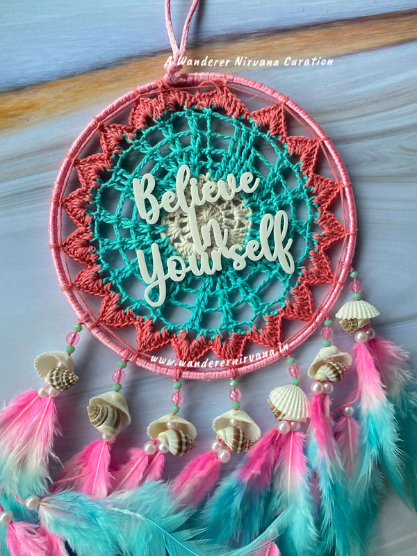 Mint To Be Pink Medium Dreamcatcher