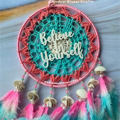 Mint To Be Pink Medium Dreamcatcher