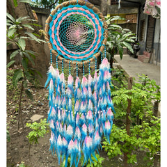 BluePink Wreath Dreamcatcher