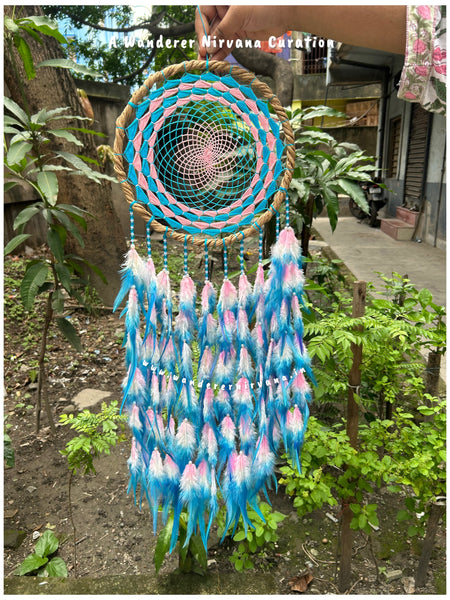 BluePink Wreath Dreamcatcher