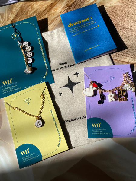 BTS Personalised Combo( Bracelet, PhoneCharm, Neckpiece)