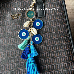 Cosmic Magic EvilEye Boho Keychain Bagcharm