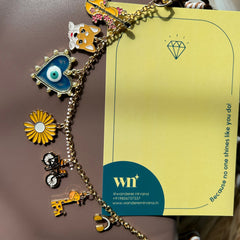 Yellow Sunshine Cycle Bagcharm