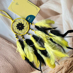 Honeybee Yellow Black Dreamcatcher