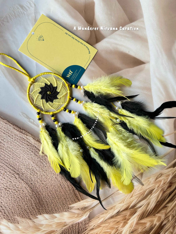 Honeybee Yellow Black Dreamcatcher