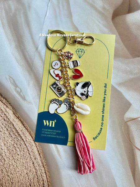 Baby Panda Coffee Camera Gift Boho Bagcharm