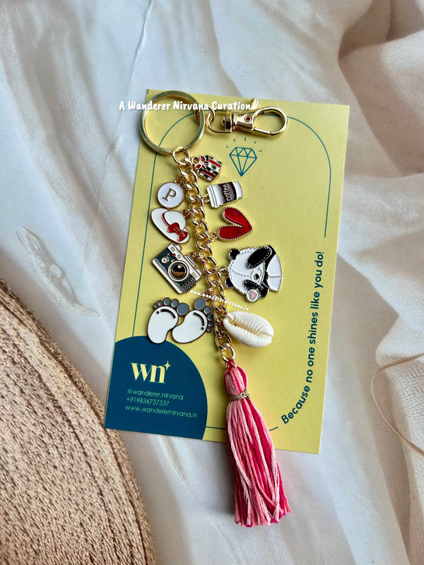 Baby Panda Coffee Camera Gift Boho Bagcharm