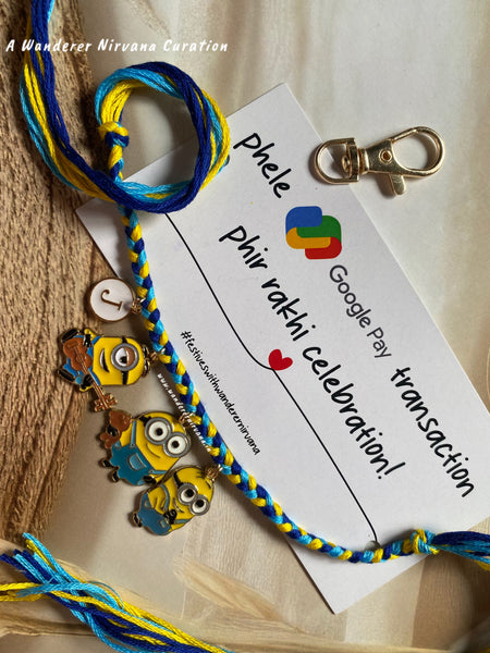 Minion Charm Rakhi Bagcharm