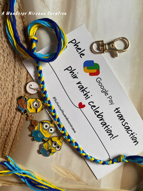 Minion Charm Rakhi Bagcharm