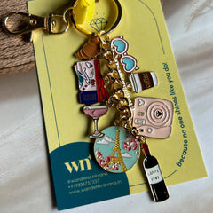 Paris Travel Keychain