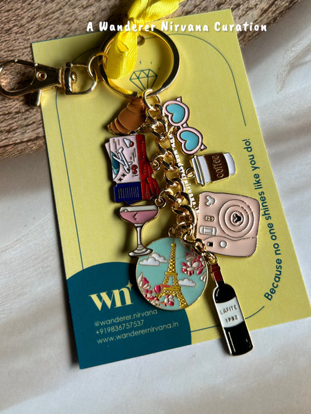 Paris Travel Keychain