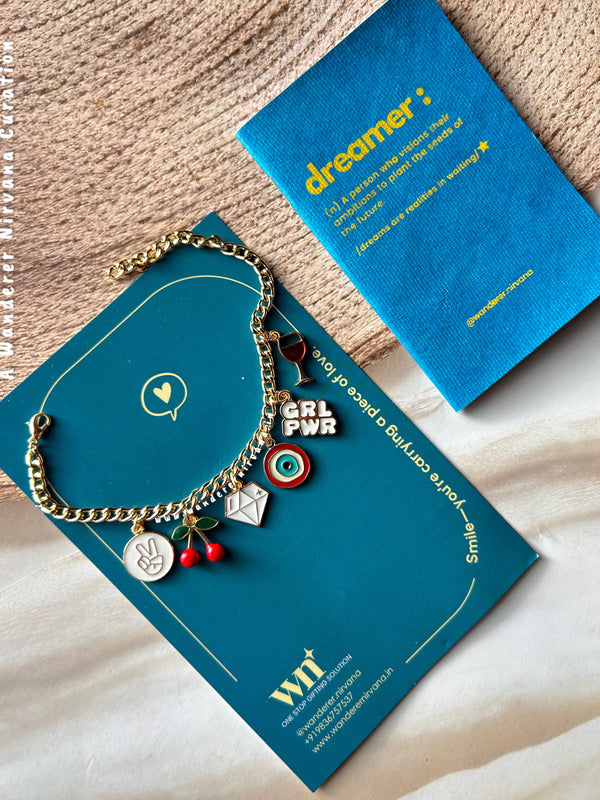 Wine, Wild as Worthy Bracelet