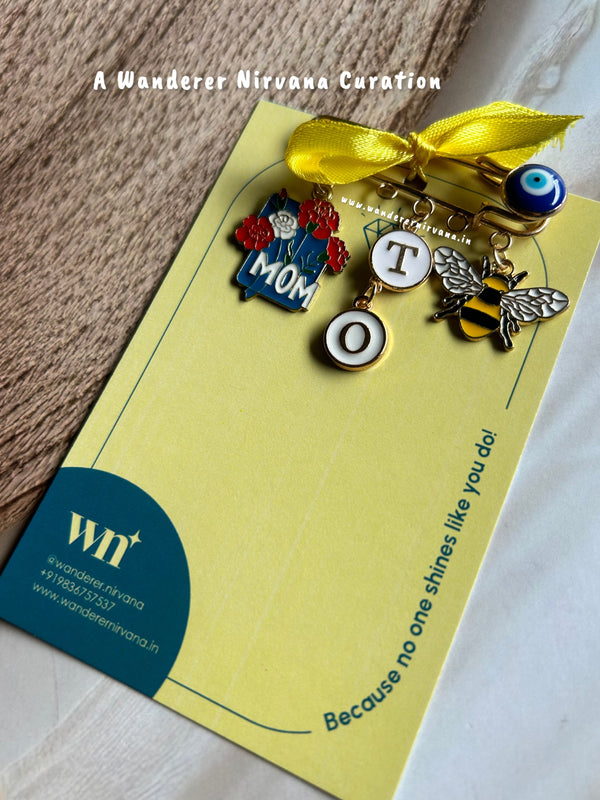 Mom To Be Quirky Brooch