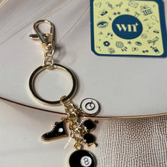 Snooker Charm Keychain