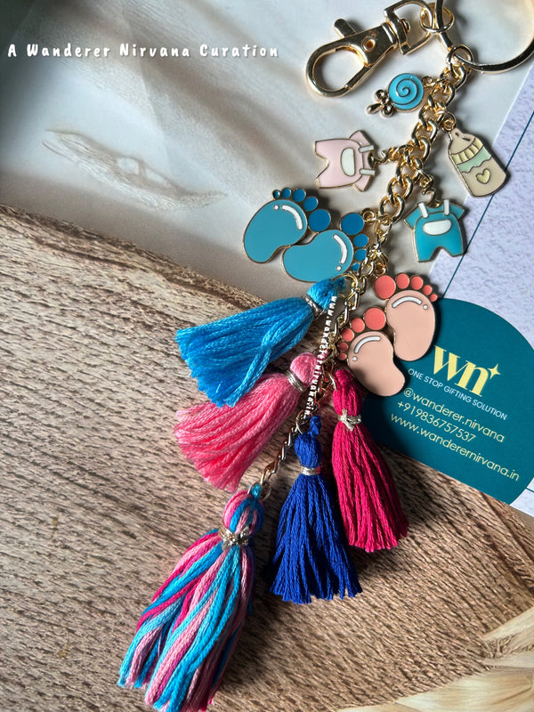Baby Shower Special Boho Keychain
