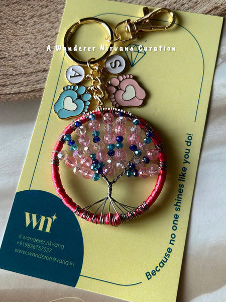 Baby Family Tree of Life Keychain