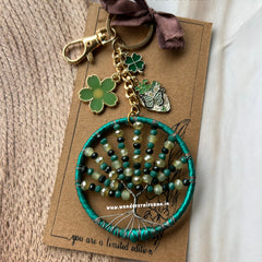Green Forest Tree of Life Keychain