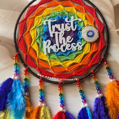 Rainbow Evileye Inspirational Dreamcatcher