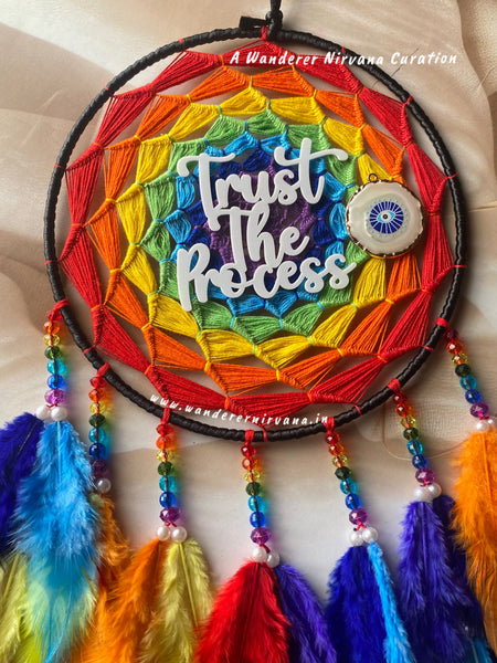 Rainbow Evileye Inspirational Dreamcatcher