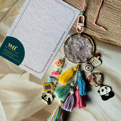 Friends Panda Boho Personalised Lumba Bagcharm