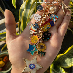 Graduation Travel Universe Evil Eye Bagcharm