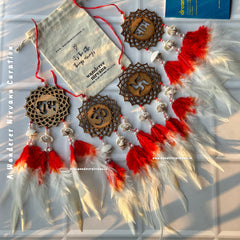 Shubh Labh Ohm Swastik Red-White Jalsa
