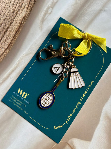 Badminton Keychain 2