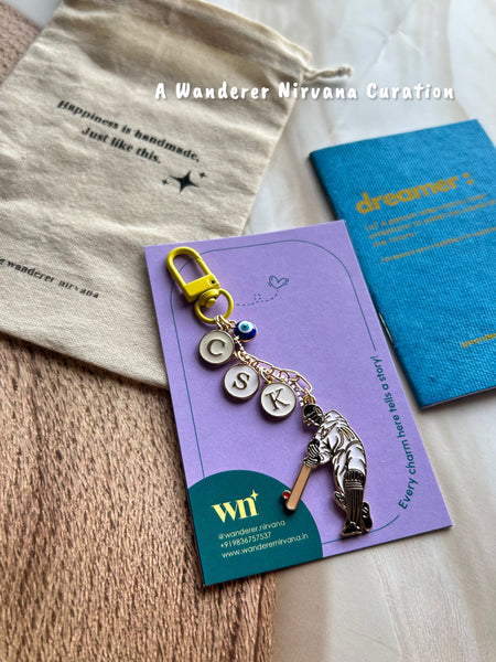 CSK Evileye Cricket Bagcharm