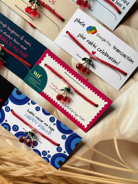 Cherry Charm Rakhi (1 pc)