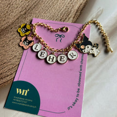 Kuromi Personalised Name Bracelet