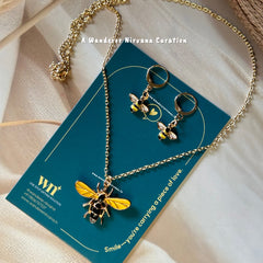Bee Earrings Set