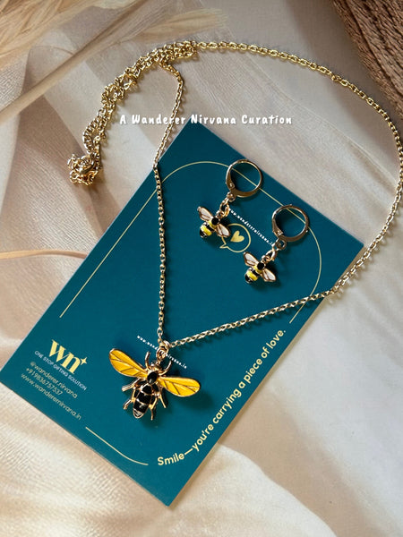 Bee Earrings Set
