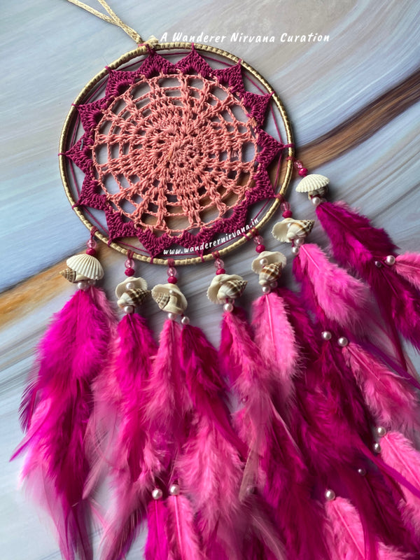 Shaam Gulabi Dreamcatcher Pink