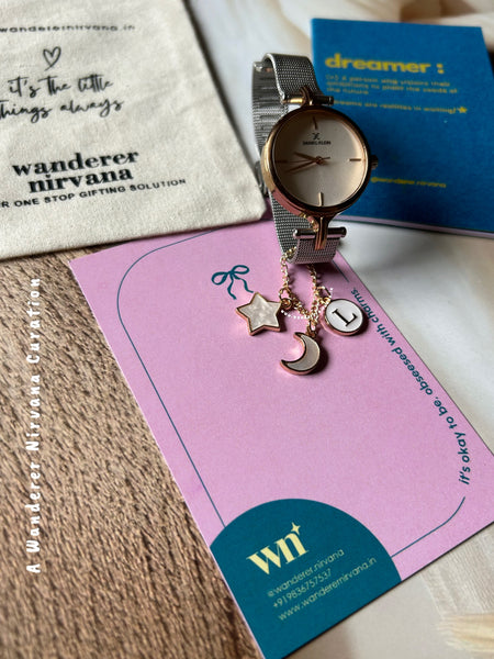 Star Moon Personalised Watchcharm