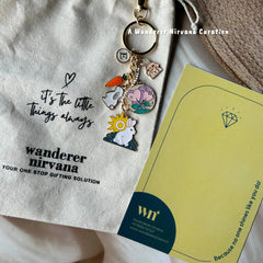 Luna Rabbit Carrot Keychain