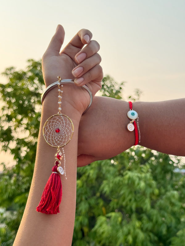 Bhai - Bhabhi Set (Red)