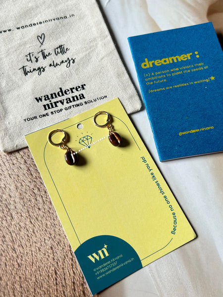 Coffee Beans Earring