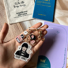 Wednesday Keychain