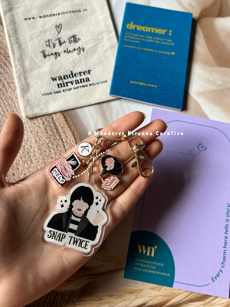 Wednesday Keychain