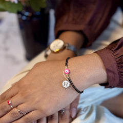 Rani Nazariya Bracelet with Initial
