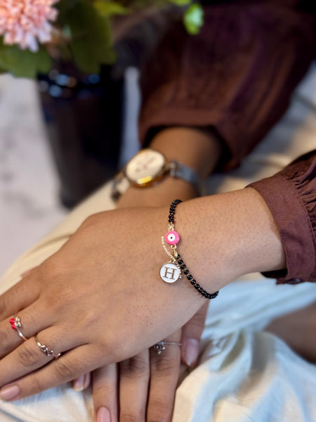 Rani Nazariya Bracelet with Initial