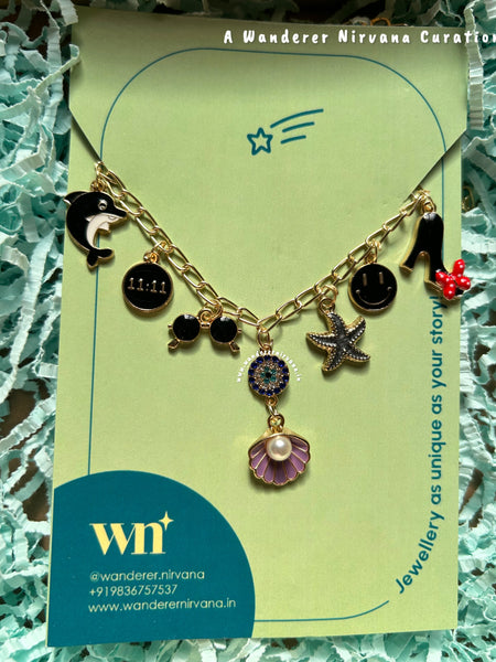 Statement Multicharm Neckpiece