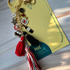 Wine Time  Beach Card Boho Journey Bagcharm