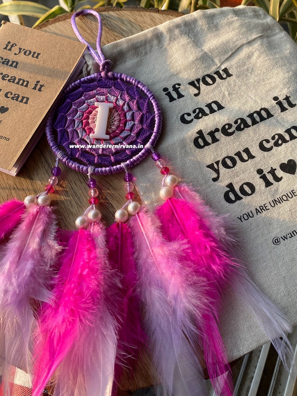 Rosy Guardian Dreamcatcher with Name