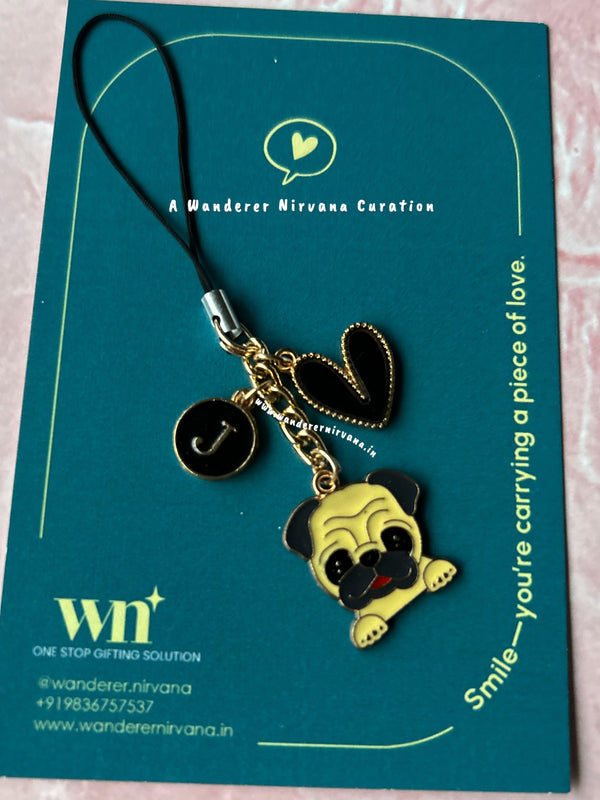 Pugg Heart Phonecharm